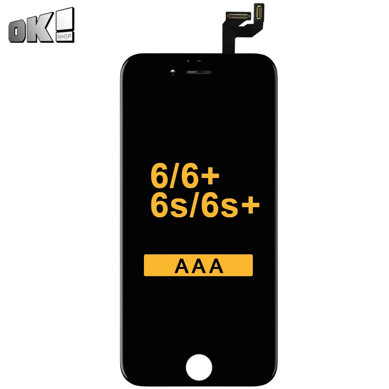 

For iPhone 6 6P 6S 6SP LCD Touch Screen AAA+++ Black White Panel For iPhone 6G 6 Plus 6S 6S Plus LCD Display Digitizer Assembly