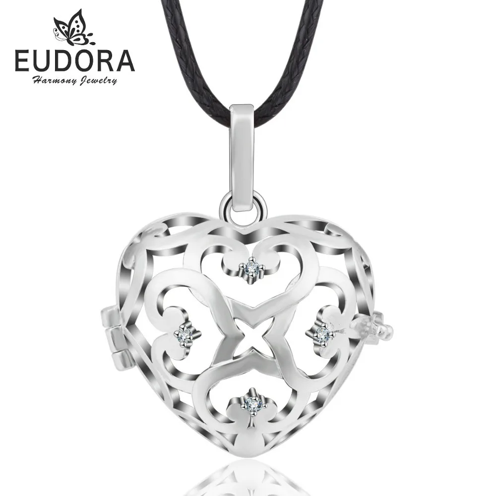 5 шт. ожерелье Eudora Harmony в форме шара сердце цветов подходящее для ожерелья с