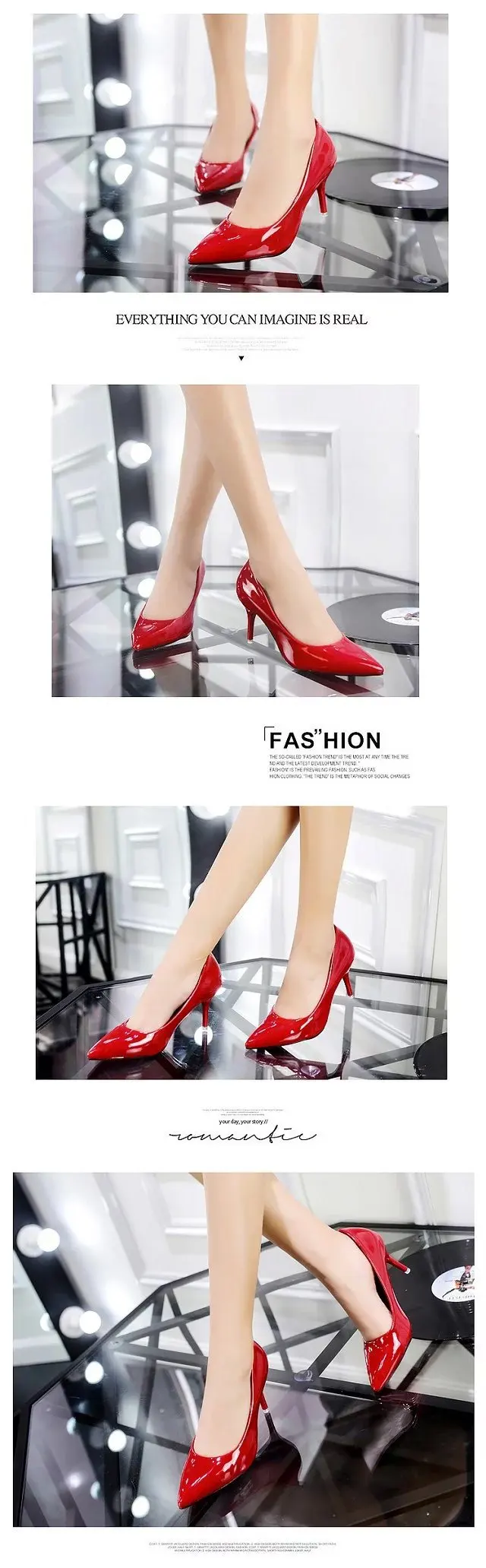 Лидер продаж; женская обувь; туфли-лодочки с острым носком; модельные туфли из лакированной кожи; красные водонепроницаемые мокасины на высоком каблуке 8 см; свадебные туфли; zapatos mujer
