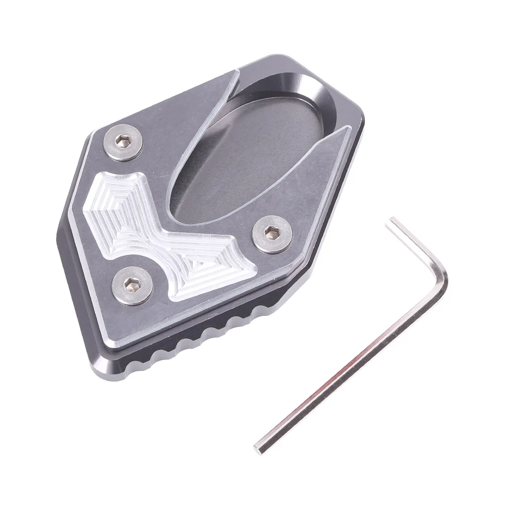 For Suzuki GSX250R GSX-R 250 Kickstand Foot Side Stand Extension Pad Enlarge Support Plate 2017-2018 CNC Motorbike Accessories