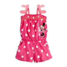 Летние детские комбинезоны для девочек розового и фиолетового цвета; детские комбинезоны; повседневные Комбинезоны для маленьких девочек; одежда для детей; Roupa Menina