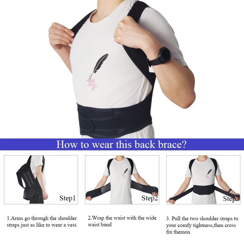 Anti-humpback correction belt