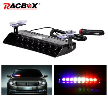 

8 9 12 DRL Signal Lamp strobe warning flash LED car light bar work fog Lamp Emergency police Running for ford focus 2 golf 5 6 4