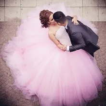 Удобные фатиновое платье без бретелек бальное платье со стразами сзади Корсет бальные платья с милым розовым бантом 15 платья Vestidos De 15 Anos