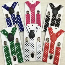 Детские подтяжки в горошек, регулируемые подтяжки Y-back, эластичная подвеска на застежке, Детский пояс, бандаж для беременных, 100 шт