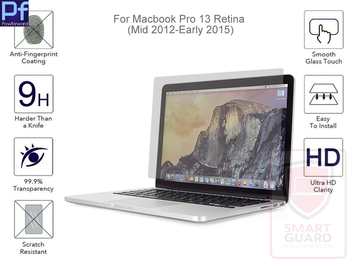 Закаленное стекло для защиты экрана для Macbook Air Pro retina 11 12 13 15 для Mac Book 13,3 15,4 Защитная пленка для экрана - Цвет: model A1502 A1425