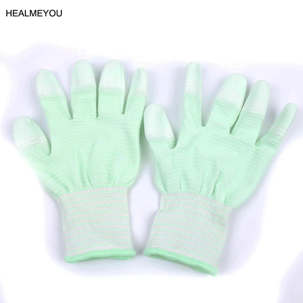 

1Pair Nylon Quilting Gloves For Motion Machine Quilting Sewing Wamer GLOVES New