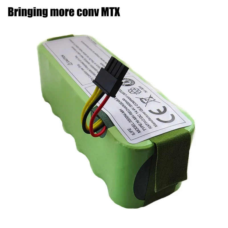 2pcs/lot For hair t320 NI-MH 14.4V 3500mAh Battery for Ecovacs Mirror CR120/ panda X500 X600 Vacuum cleaner Dibea X580 | Электроника