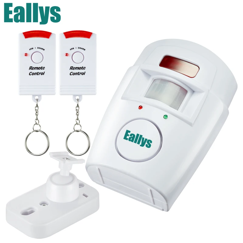 2 Remote Controller Wireless Home Security PIR MP Alert Infrared Sensor