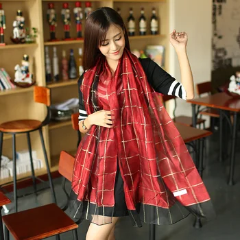 

Winter Direct Selling Rushed Children Hijab Women 2018 Bandana Double Silk Scarves Female Manufacturers Dual-use Shawl Sftd01