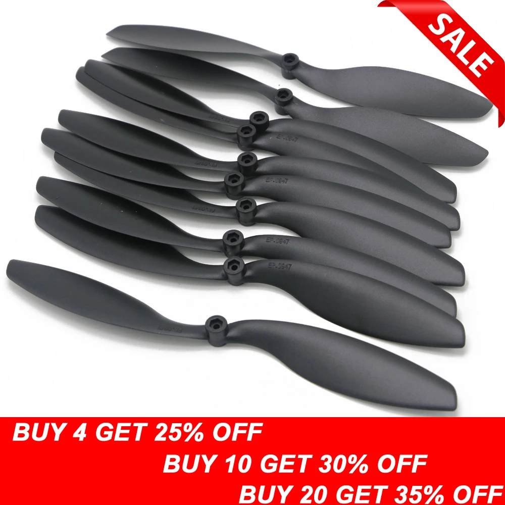 

10pcs/lot HY propeller 5045/6030/7060/8043/8060/9047/9060/1047/1147 for rc airplane