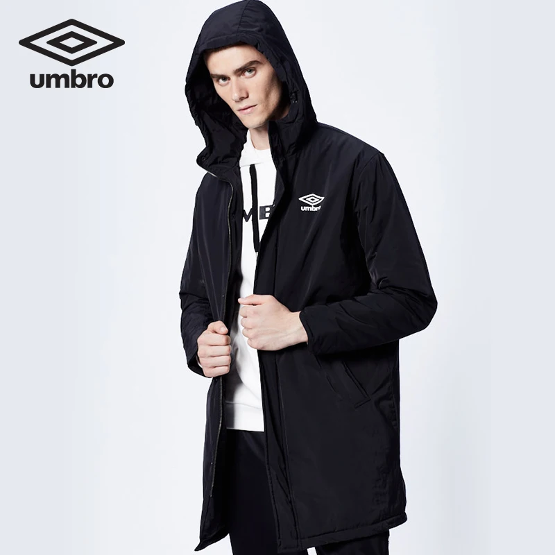 UMBRO осень зима теплая верхняя одежда пальто Новая мужская длинная одежда теплая флисовая куртка на молнии пальто спортивная одежда UI183AP2299