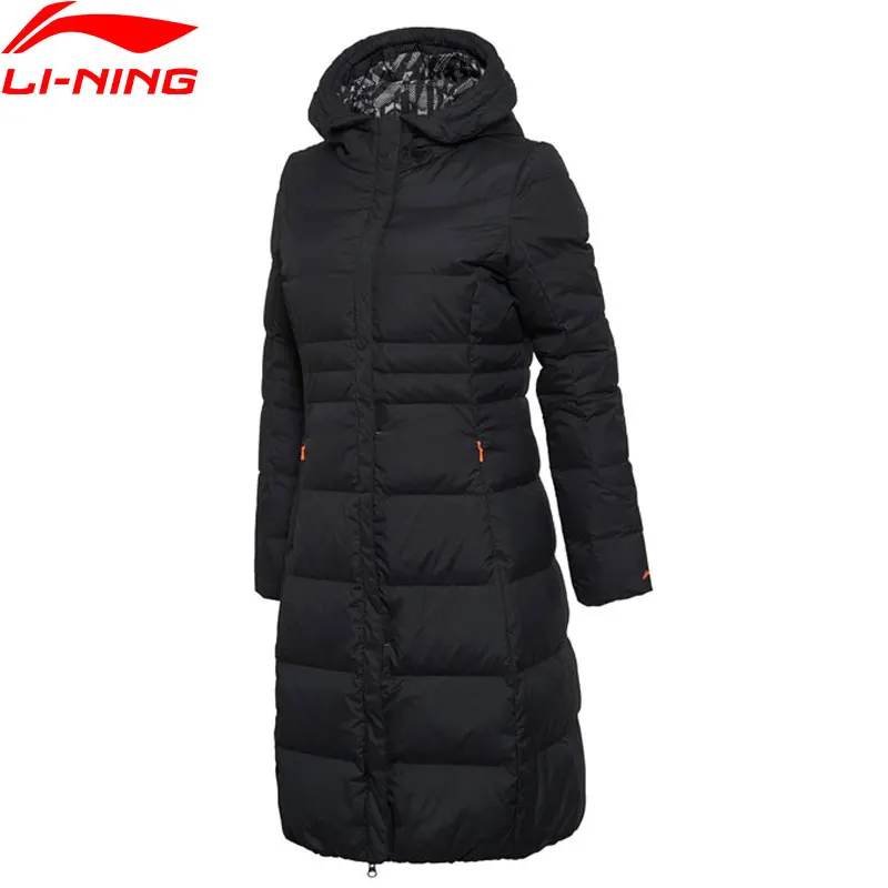 

(Black Friday Clearance)Li-Ning Women Training Long Down Coat Warm 70% Down Regular Fit LiNing Sports Jackets AYML034 WWY389