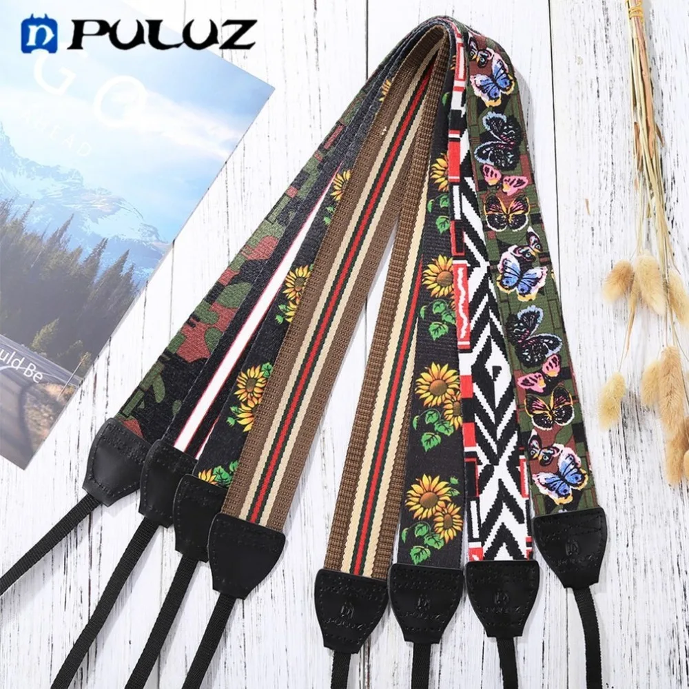 PULUZ Vintage Ethnic Style Floral Printed Anti-Slip Camera Neck Shoulder Camera Strap Belt for Sony ,Canon ,SLR / DSLR Camera PULUZ Vintage Ethnic Style Floral Printed Anti-Slip Camera Neck Shoulder Camera Strap Belt for Sony ,Canon ,SLR / DSLR Camera