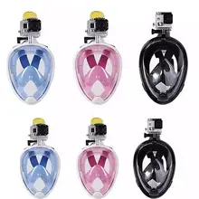 Camera Holder Diving Mask Underwater Scuba mergulho Anti Fog Full Face Snorkeling Set 180 Degree with Earplug and Snorkel