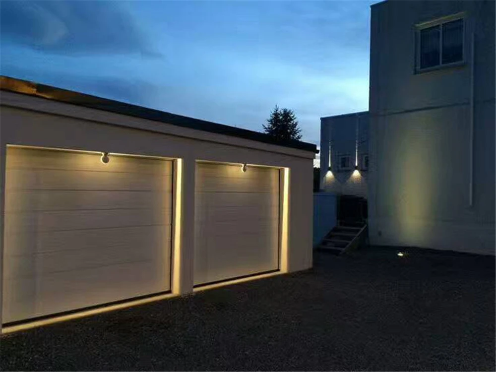 Проектное здание узкая линия окна настенные лампы 10 Вт настенные светильники для дома ressessed в CREE светодиодный