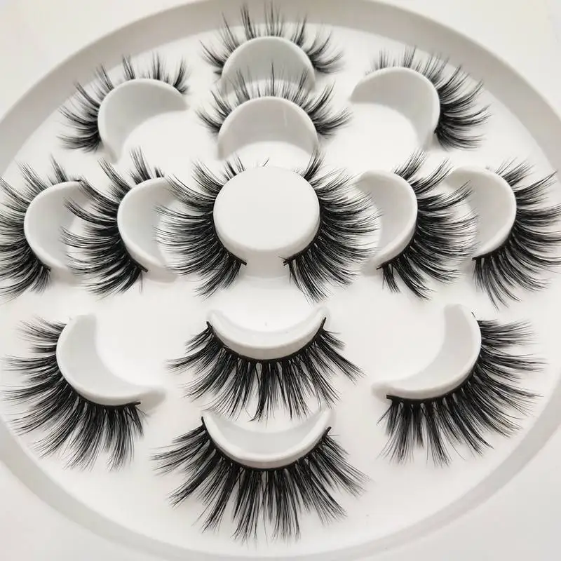 Buzzme KDS 08mix12 3D faux mink eyelashes fluffy soft mink lashes natural long eyelash