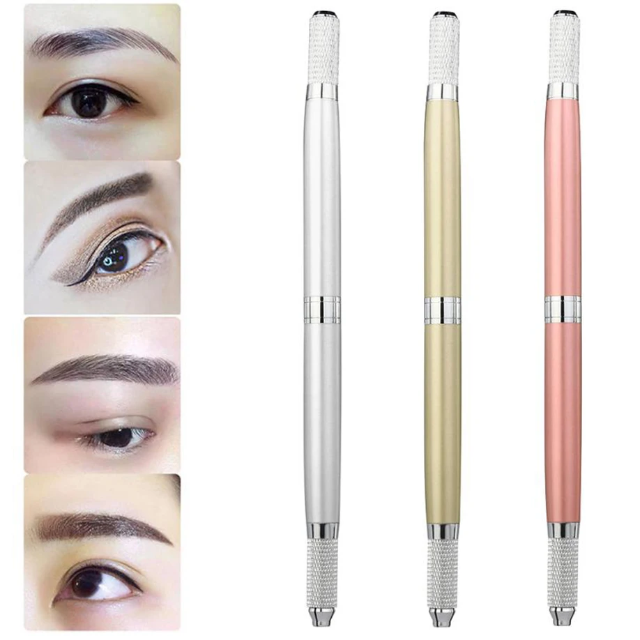 

High Quality Beauty Eyebrow Embroidery Pen Microblading Tattoo Machine Permanent Makeup Manual Pen Makeup Embroidered Pens