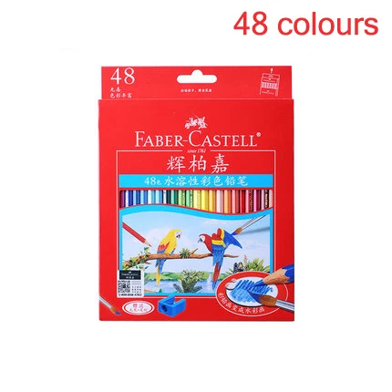 12 24 36 48 60 72 color/set Faber Castell Water soluble color pencil Advanced painting pencil Watercolor pens Painting art - Цвет: 48 color