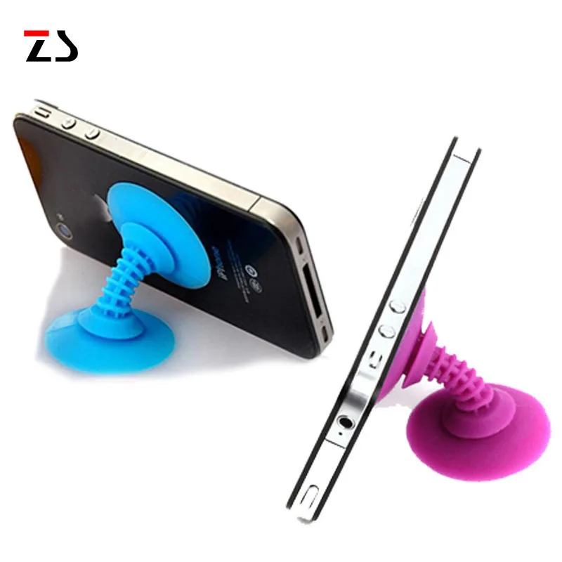 2pcs/lot Universal For Car phone holder High quality Silicone sucker Strong Octopu Bobbin Finger Holder TISKE Desk stand | Мобильные