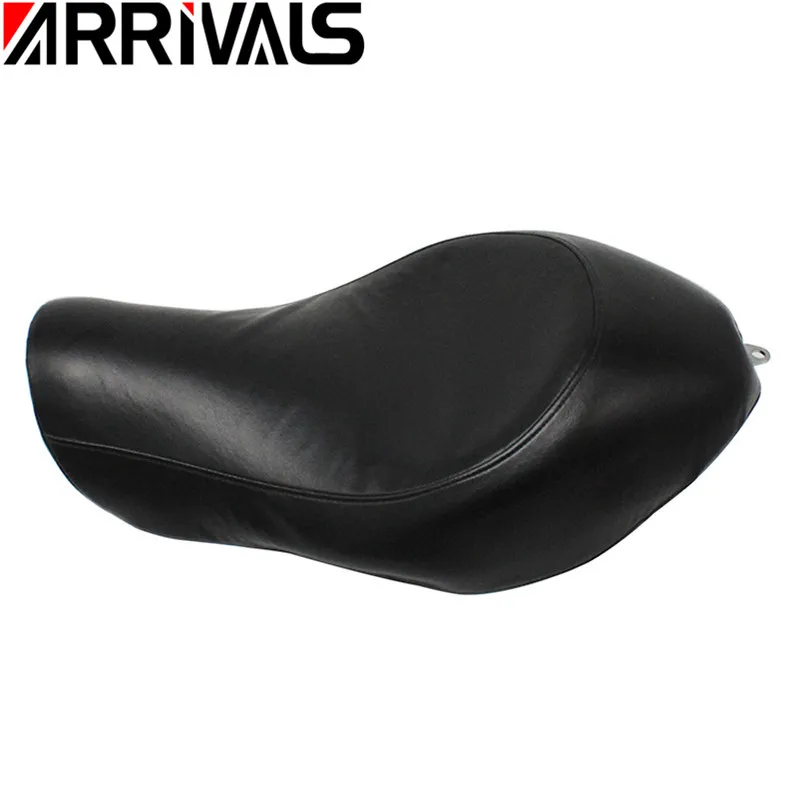 

Motorcycle Black Leather Driver Front Rear Passenger Seat For Harley Sportster XL 883 1200 48 2005-2013