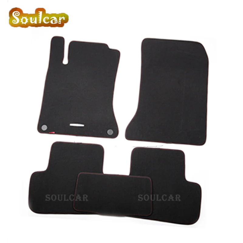 Premium Fabric Nylon Suede Washable Car floor mats for Mercedes Benz
