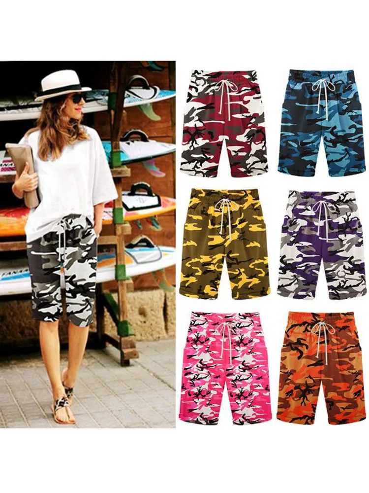 

chothe summer female shorts thin outer wear pants large size women slacks Camouflage Casual pants harem pants beach wear