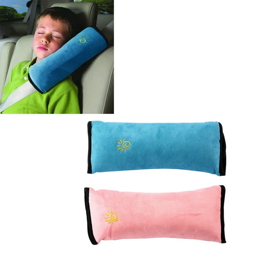 Универсальный Детский автомобиль безопасности ремень для сиденья с подушкой мягкий наплечный коврик подголовник авто подушка поддержка детей Защита