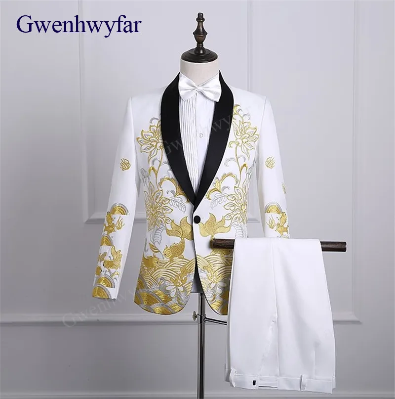 Gwenhwyfar 2018 черные атласные шали золотые вышитые платья для выпускного вечера