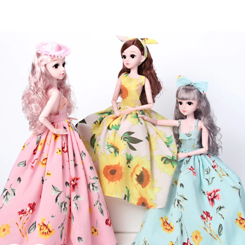 60 см 1/3 BJD куклы игрушки DIY милые 18 шарниров игрушка кукла набор с париками одежда