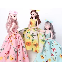 60cm 1/3 BJD Dolls Toys DIY Cute 18 Joints Toy Doll Set With Wigs Clothes Shoes Makeup bjd Doll Toys For Girls Gift цена 60cm 1/3 BJD Dolls Toys DIY Cute 18 Joints Toy Doll Set With Wigs Clothes Shoes Makeup bjd Doll Toys For Girls Gift цены онлайн