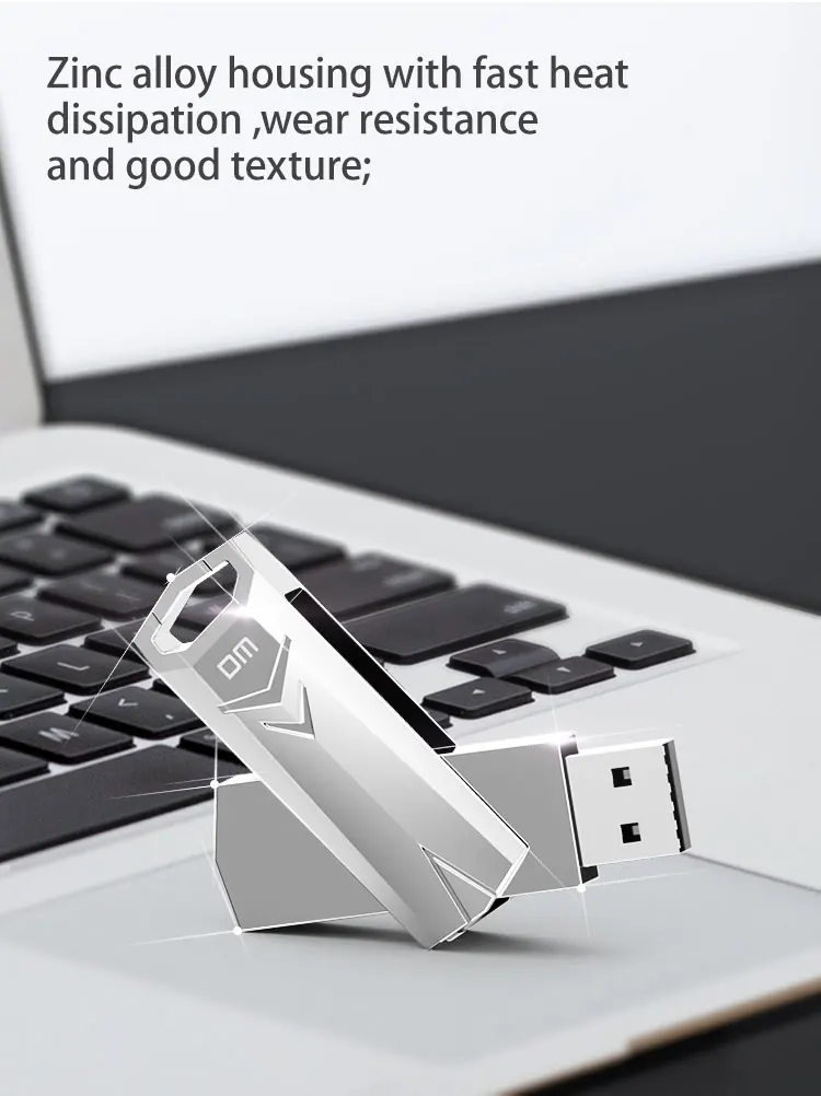 USB3.0 Flash drive высокоскоростной PD096 32 ГБ, 64 ГБ и 128 ГБ из металла скорость записи от 10 МБ-60 MB