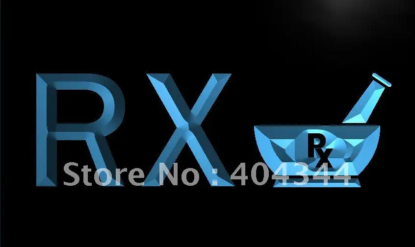 LK721- RX аптека Дисплей Новый светодиодный неоновый светильник знак | Дом и сад