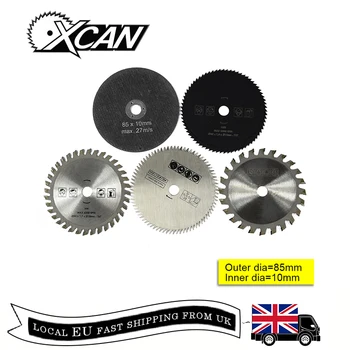 

Free Shipping XCAN 5pcs 85*10mm Circular Saw Blade Set Wood Cutting Saw Blade Multifuncation TCT Cutting Disc