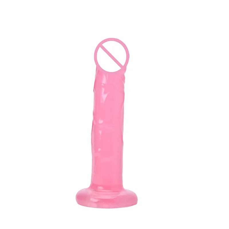 Small Dildo Realistic With Suction Cup 5 Color Choose Fake Penis Soft Dildo Anal Female Masturbation Sex Toys For Woman Dildo