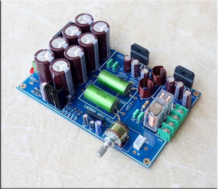 AIYIMA LM3886 усилитель мощности аудио Плата 2,0 каналов Топ компонент коллектор Плата усилителя DIY наборы 68Wx2