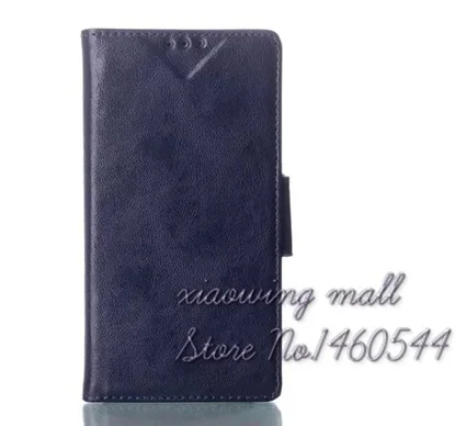 2015 New For Xperia M2 Case High Quality Oil Buffed Leather Stand for Sony Dual D2302 / D2306 Card Holder |