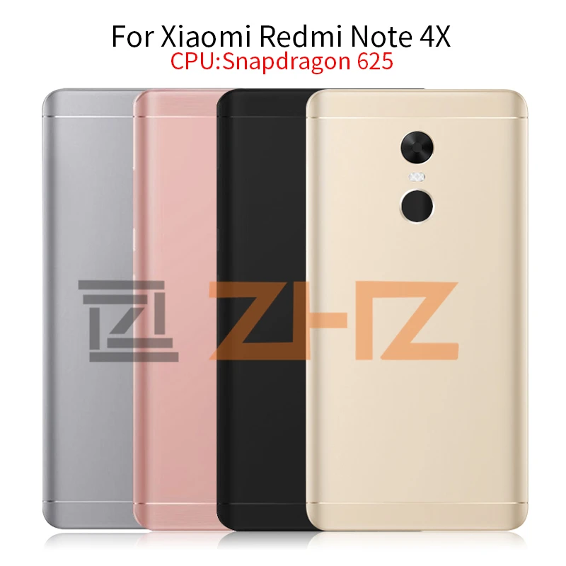 

Original For Xiaomi Redmi Note 4X 3GB 4GB snapdragon 625 Battery Back Cover Rear Door Housing +Side Key Replacement Repair Parts