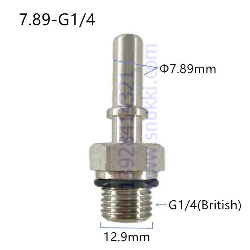 6,30 7,89 9,49 9,89 мм 304 Нержавеющая сталь штыревой соединитель топливная линия быстрый соединитель металлические фитинги металлический штыревой соединитель из двух частей