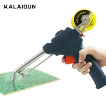 KALAIDUN оловянный паяльник набор ручной Электрический паяльник отправить оловянный внешний быстрый нагрев ремонтный набор инструментов 220 в 60 Вт ЕС вилка