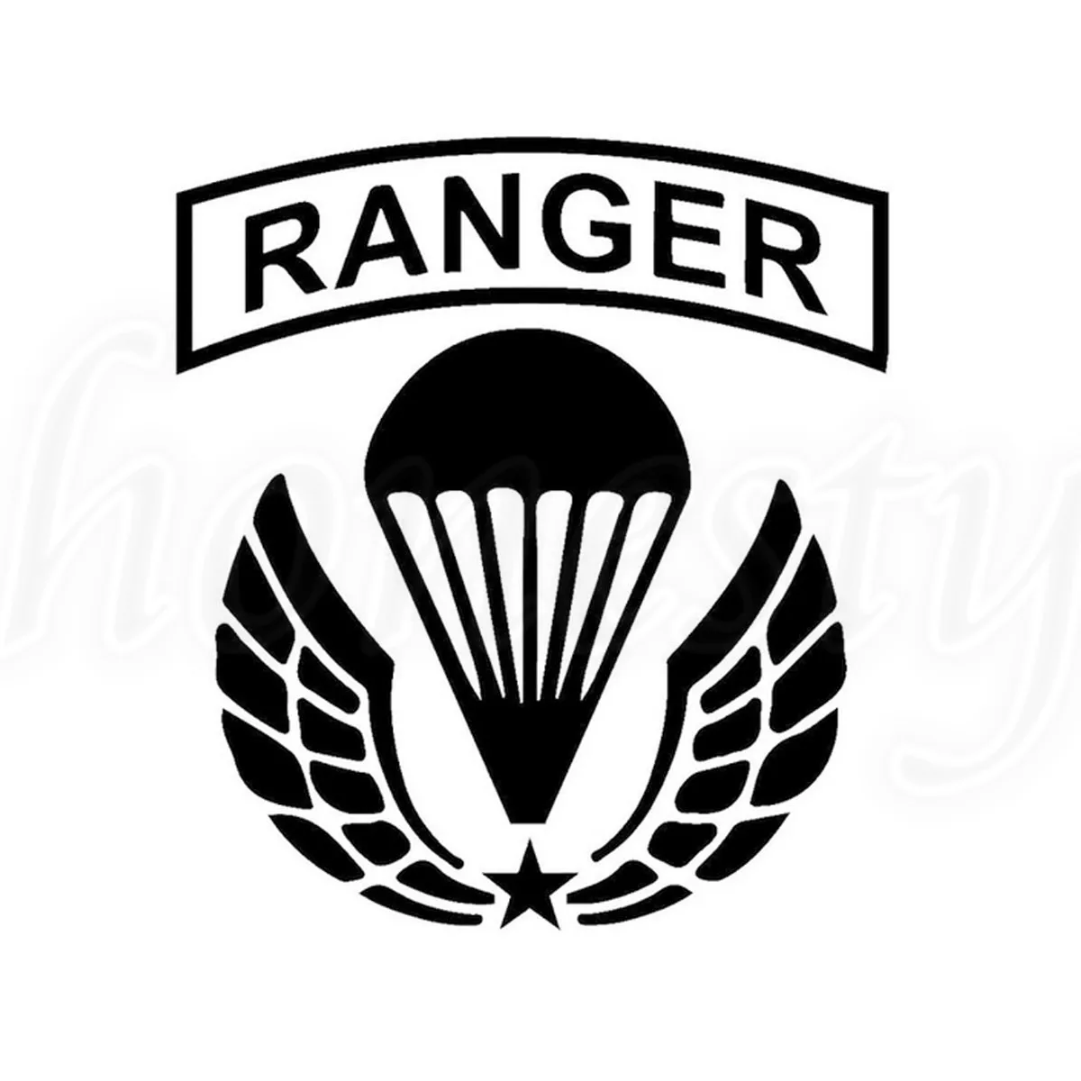 Us Army Ranger Laptop Jendela Kaca Mobil Truk Decor Sticker