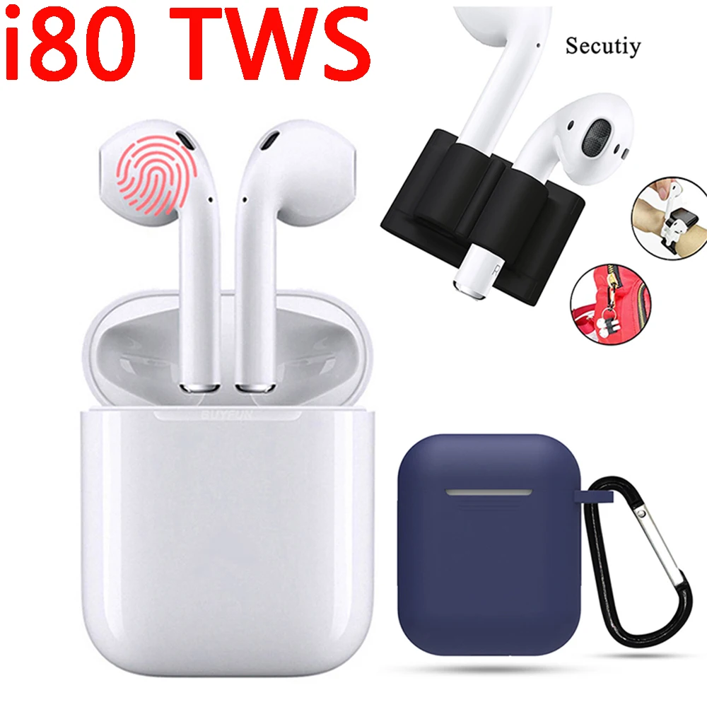 

New i80 tws 1:1 Size Headset Pop-Up Air Bluetooth Wireless Earphones Touch Control Earbuds Pods PK i20 tws i30 i60 tws W1 Chip