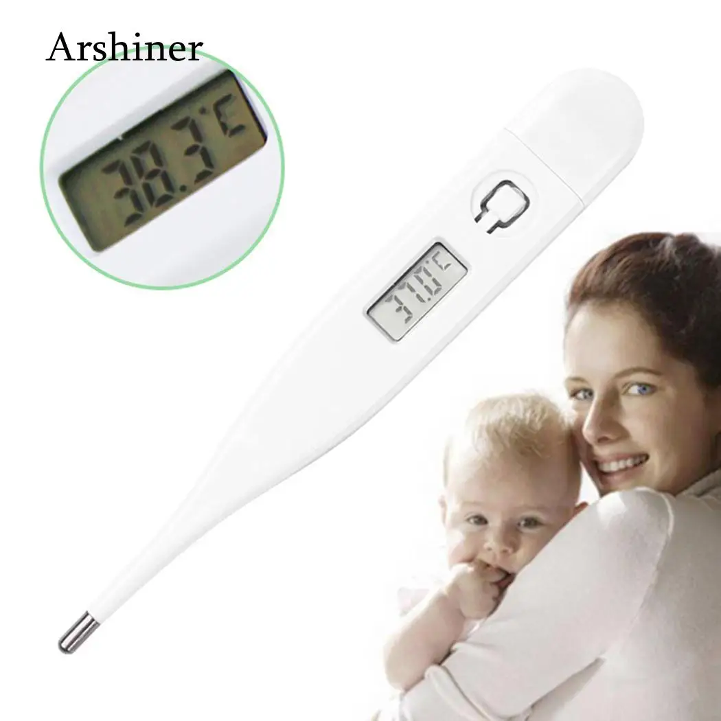 

New Digital LCD Heating oral Thermometer Tools kid Baby Child Adult Body temperature Oral Measurement electronic clinical 2018