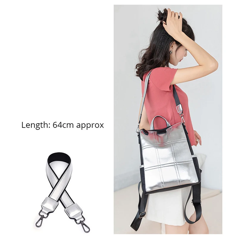POMELOS Backpack Women Fashion School Backpack Travel New Arrival High Quality PU and Oxford Rucksack Women Luxury Backpack