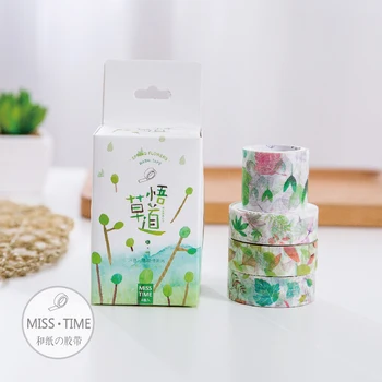 

8PCS grassvcombination diy photo album masking tape washi tape