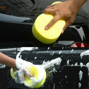 

22 X 11 cm Vacuum compressed sponge Car wash sponge magic car cleaning Vacuum sponge Cleaning Accessories