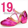 Cdso танцевальная обувь для латинских/современных танцев, обувь для девочек, детская бальная обувь для сальсы - Цвет: style19