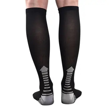 

Men Sport Long Socks Leg Support Stretch Outdoor Knee High Nylon Stockings