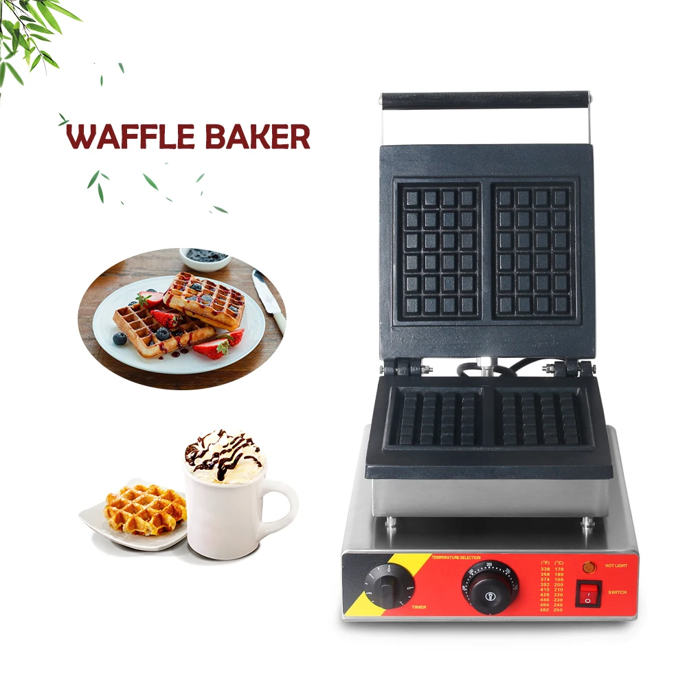 ITOP 220 V máquina eléctrica para hacer wafles máquina de hierro sándwich burbuja huevo pastel horno Waffle panadería máquina de desayuno - 3
