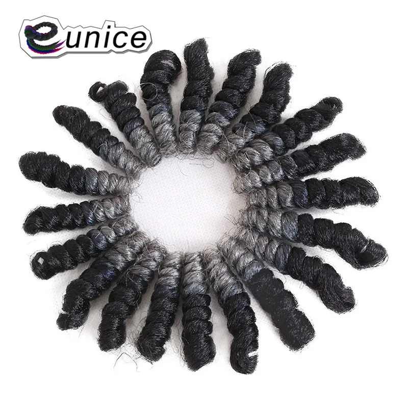 Curlkalon Hair Extension Ombre Crochet Braids wand curl twist  (88)